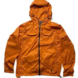 Chrome Industries Orange Windbreaker Jacket Sz Medium Men's Lightweight Outdoors